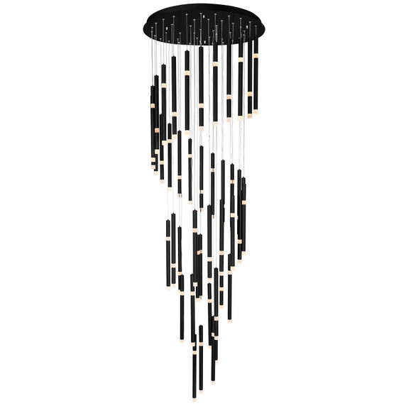 Mid. Chandeliers Multi-Port/Cascade by CWI Lighting ( 401 | 1262P30-54-101 Flute ) 