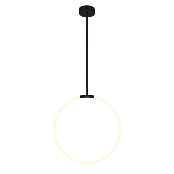 Pendants Glass Down by CWI Lighting ( 401 | 1273P24-1-101 Hoops ) 