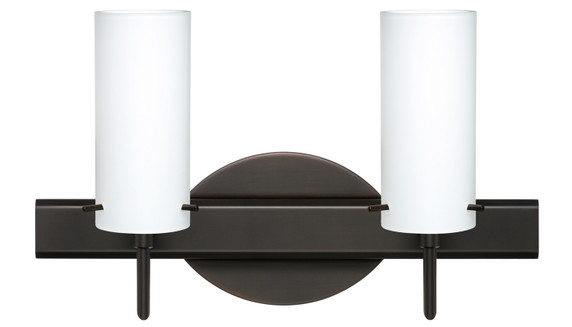 Bathroom Fixtures Two Lights by Besa ( 74 | 2SW-440307-BR Copa ) 
