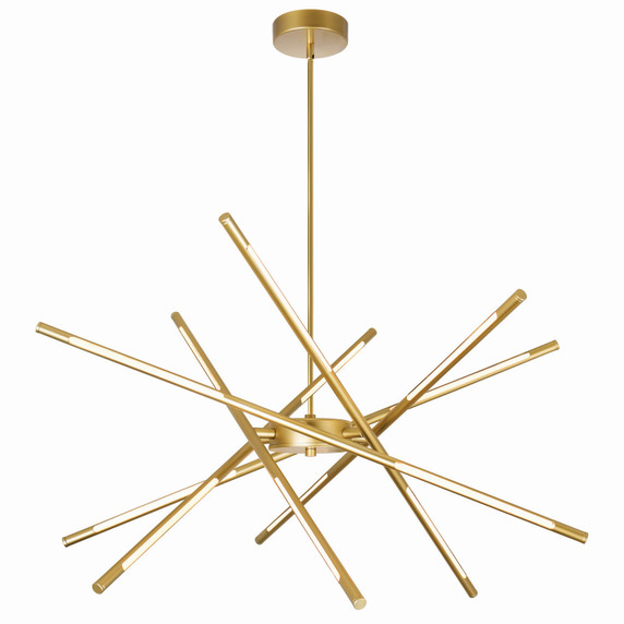 Mid. Chandeliers Starburst by CWI Lighting ( 401 | 1375P31-6-602 Oskil ) 