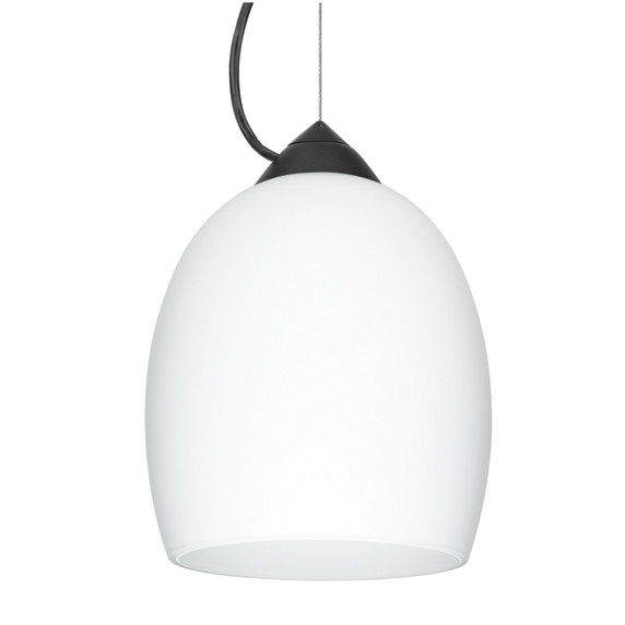 Mini Pendants Glass Down by Besa ( 74 | 1KX-169707-BK Besa Lucia Pendant ) 