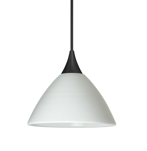 Mini Pendants Glass Down by Besa ( 74 | 1XC-1743KR-BK Besa Domi Pendant ) 