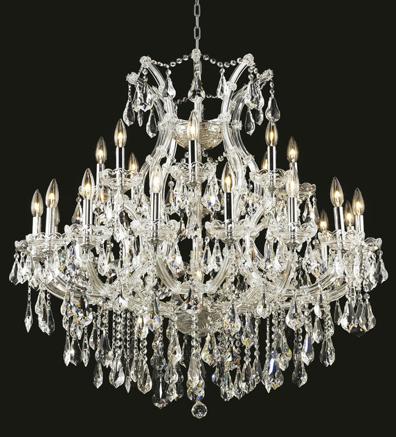 Mid. Chandeliers Candle by Elegant Lighting ( 173 | 2801D36C/RC Maria Theresa ) 