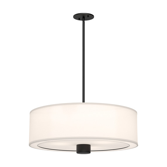 Pendants Drum Shade by Alora ( 452 | PD547924MBWL Theo ) 