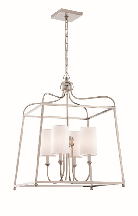 Foyer/Hall Lanterns Open Frame by Crystorama ( 60 | 2244-PN Sylvan ) 