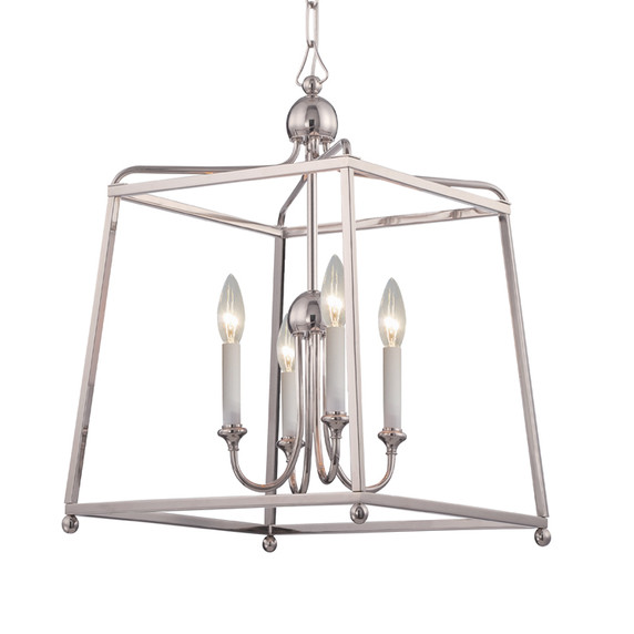 Foyer/Hall Lanterns Open Frame by Crystorama ( 60 | 2245-PN_NOSHADE Sylvan ) 