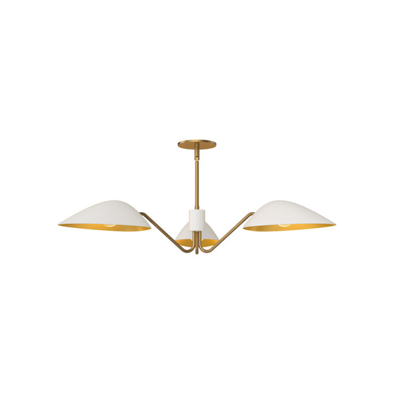 Semi-Flush Mts. Cage by Alora ( 452 | PD550336WHAG Oscar ) 