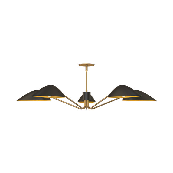 Semi-Flush Mts. Cage by Alora ( 452 | PD550545MBAG Oscar ) 