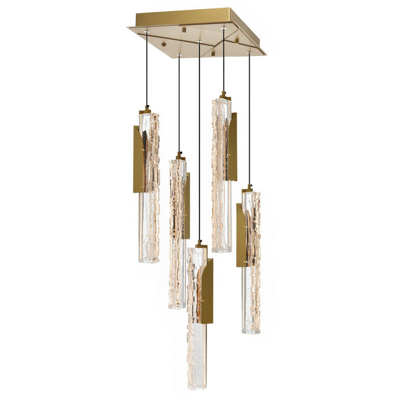 Mini Chandeliers Multi-Port/Cascade by CWI Lighting ( 401 | 1586P12-5-624 Valira ) 