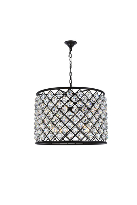 Mid. Chandeliers Drum Shade by Elegant Lighting ( 173 | 1206D27MB/RC Madison ) 