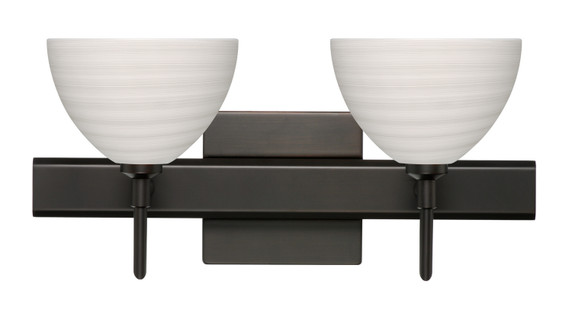 Bathroom Fixtures Two Lights by Besa ( 74 | 2SW-4679KR-BR-SQ Brella ) 