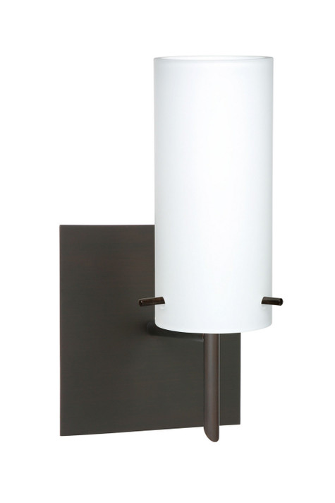 Sconces Single Glass by Besa ( 74 | 1SW-440307-BR-SQ Copa ) 