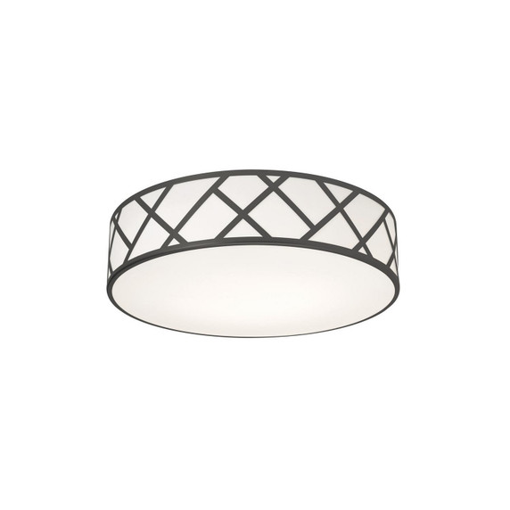 Flush Mounts Drum Shade by AFX Lighting ( 162 | HVNF17MBBK Haven ) 