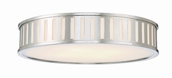 Flush Mounts Bowl Style by Crystorama ( 60 | KEN-8305-PN Kendal ) 