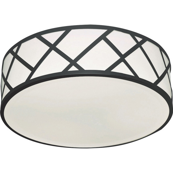 Flush Mounts Drum Shade by AFX Lighting ( 162 | HVNF21LAJUDBK Haven ) 