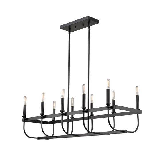 Linear/Island 4 Light + by Acclaim Lighting ( 106 | IN20031BK Beckett ) 