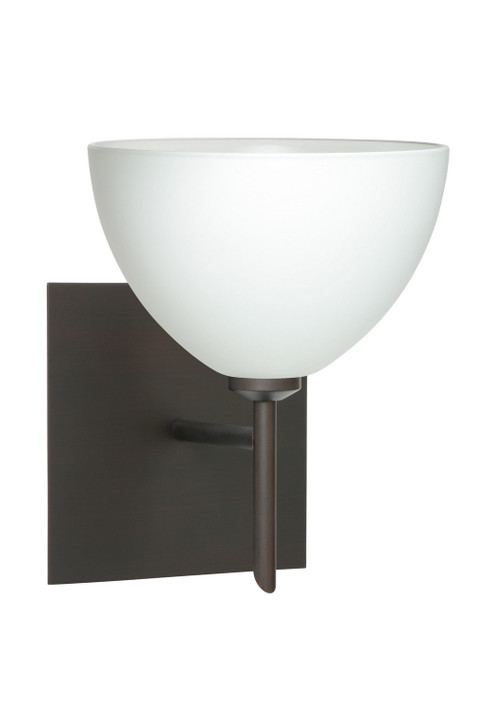 Sconces Single Glass by Besa ( 74 | 1SW-467907-BR-SQ Brella ) 