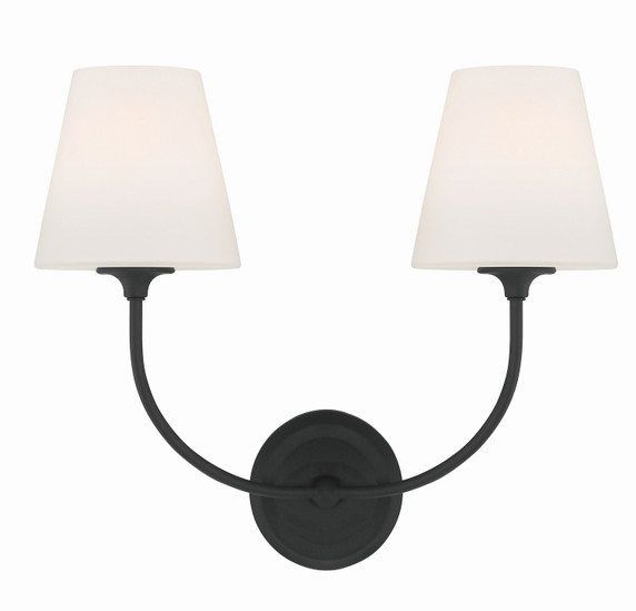 Sconces Double Glass by Crystorama ( 60 | 2442-OP-BF Sylvan ) 