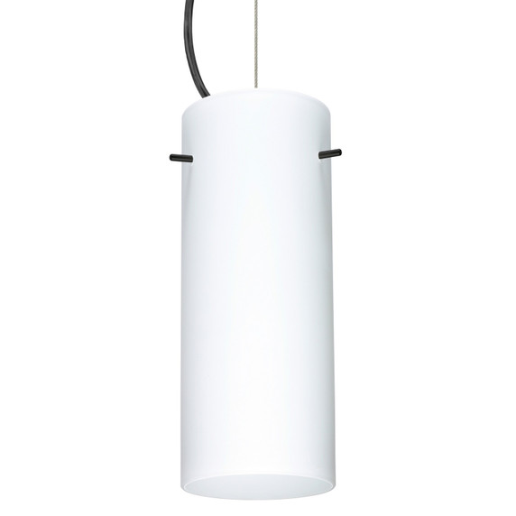 Mini Pendants Glass Down by Besa ( 74 | 1KX-412307-BK Besa Stilo 10 Pendant ) 