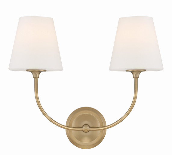 Sconces Double Glass by Crystorama ( 60 | 2442-OP-VG Sylvan ) 