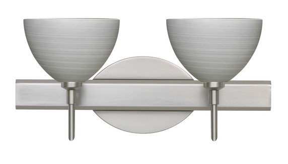 Bathroom Fixtures Two Lights by Besa ( 74 | 2SW-4679TN-SN Brella ) 