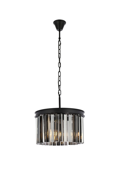 Pendants Glass Down by Elegant Lighting ( 173 | 1208D16MB-SS/RC Sydney ) 