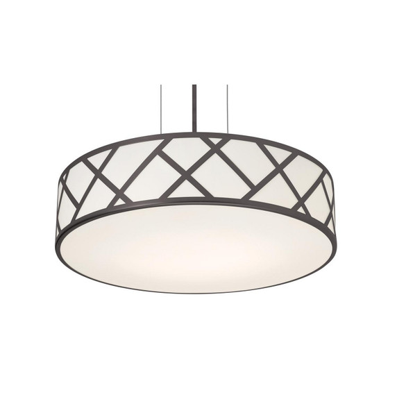 Pendants Drum Shade by AFX Lighting ( 162 | HVNP21MBBK Haven ) 