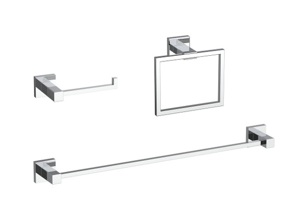 Plumbing Bath Accessories by Elegant Lighting ( 173 | HWB-12S3RPCH Isla ) 