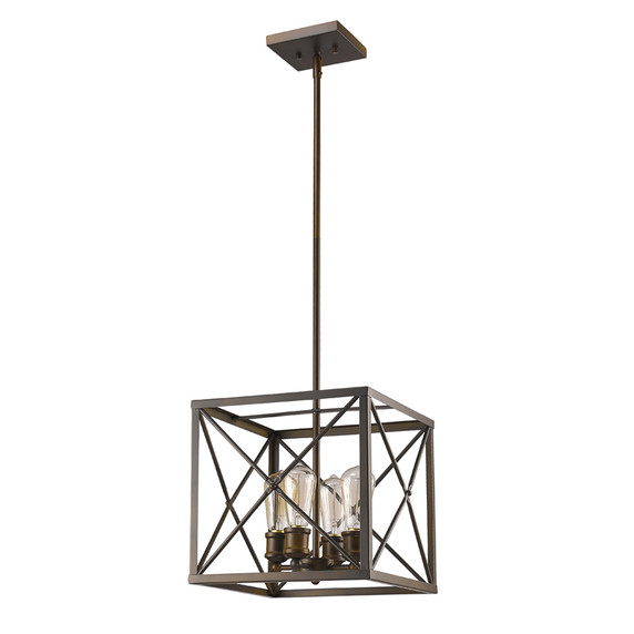 Foyer/Hall Lanterns Open Frame by Acclaim Lighting ( 106 | IN21121ORB Brooklyn ) 