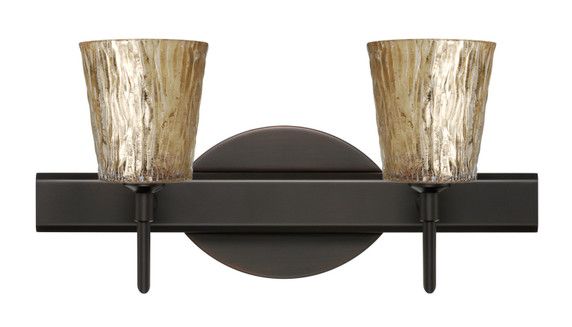 Bathroom Fixtures Two Lights by Besa ( 74 | 2SW-5125GF-BR Nico ) 