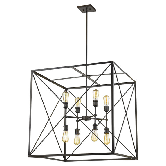 Foyer/Hall Lanterns Open Frame by Acclaim Lighting ( 106 | IN21127ORB Brooklyn ) 