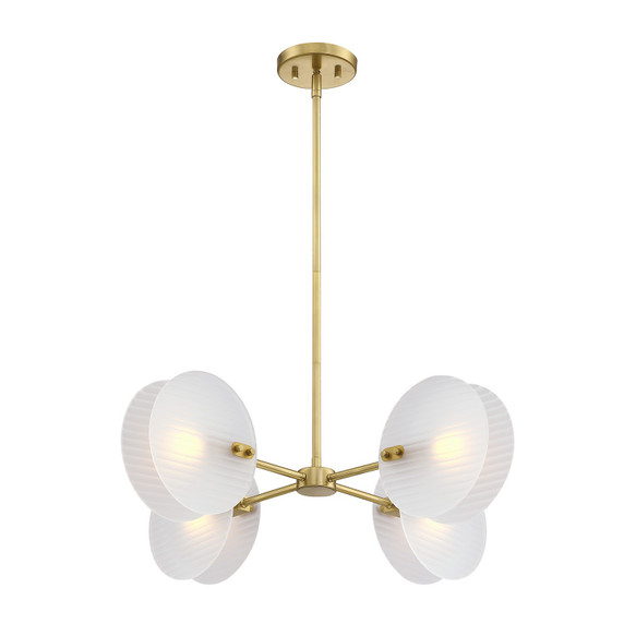 Mid. Chandeliers Starburst by Designers Fountain ( 43 | D311C-4CH-BG Sky Fall ) 