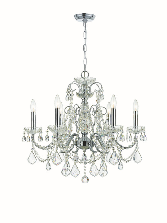 Mid. Chandeliers Candle by Crystorama ( 60 | 3226-CH-CL-MWP Imperial ) 