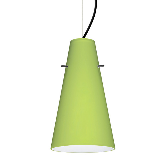 Mini Pendants Glass Down by Besa ( 74 | 1KX-412435-LED-BK Besa Cierro Cable Pendant ) 