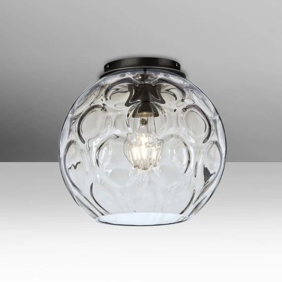Flush Mounts Glass Down by Besa ( 74 | BOMBAYCLC-BK Besa Bombay Ceiling ) 