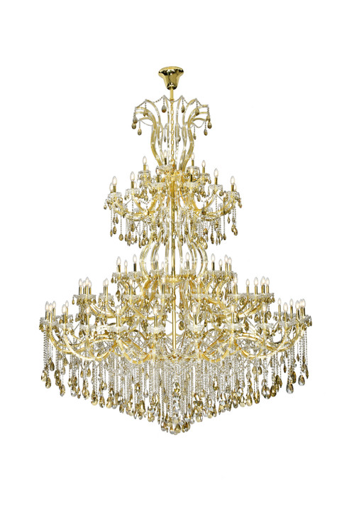 Large Chandeliers Glass Shade by Elegant Lighting ( 173 | 2803G120G-GT/RC Maria Theresa ) 