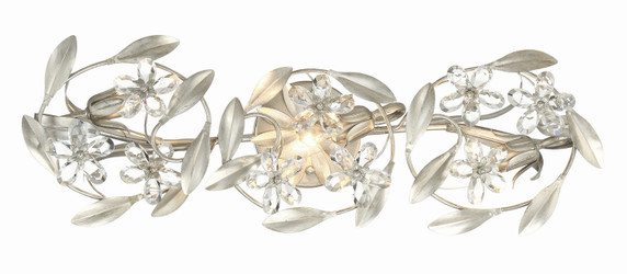 Bathroom Fixtures Three Lights by Crystorama ( 60 | MSL-303-SA Marselle ) 