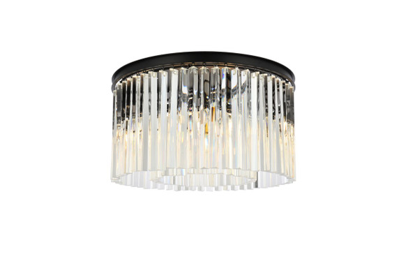 Flush Mounts Drum Shade by Elegant Lighting ( 173 | 1208F26MB/RC Sydney ) 