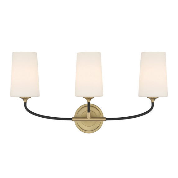 Bathroom Fixtures Three Lights by Crystorama ( 60 | NIL-70013-BF-MG Niles ) 