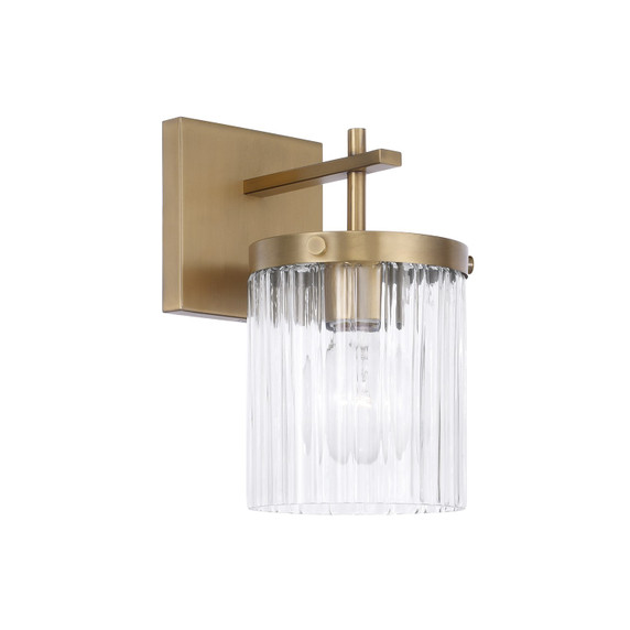 Sconces Single Glass by Capital Lighting ( 65 | 656211AD-555 Vaughn ) 