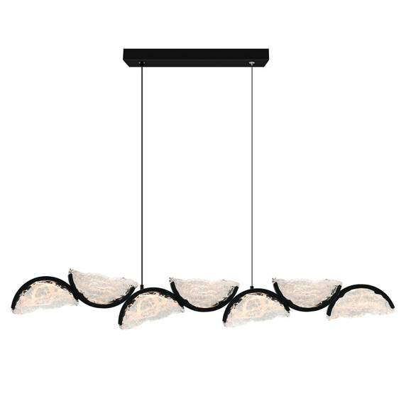 Linear/Island Geometric/Linear by CWI Lighting ( 401 | 1715P54-7-101 Moon ) 