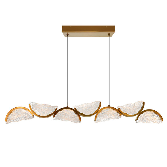 Linear/Island Geometric/Linear by CWI Lighting ( 401 | 1715P54-7-624 Moon ) 