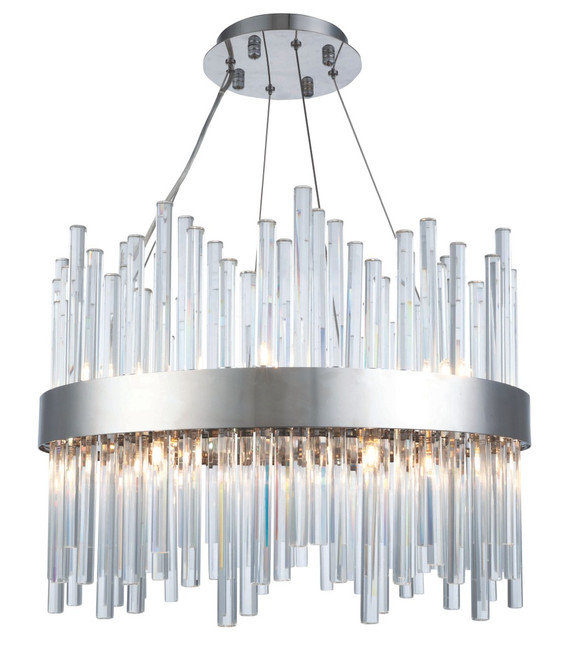 Mid. Chandeliers Glass Up by Elegant Lighting ( 173 | 3000D20C Dallas ) 