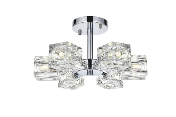 Semi-Flush Mts. Directional by Elegant Lighting ( 173 | LD920F14C Lyra ) 