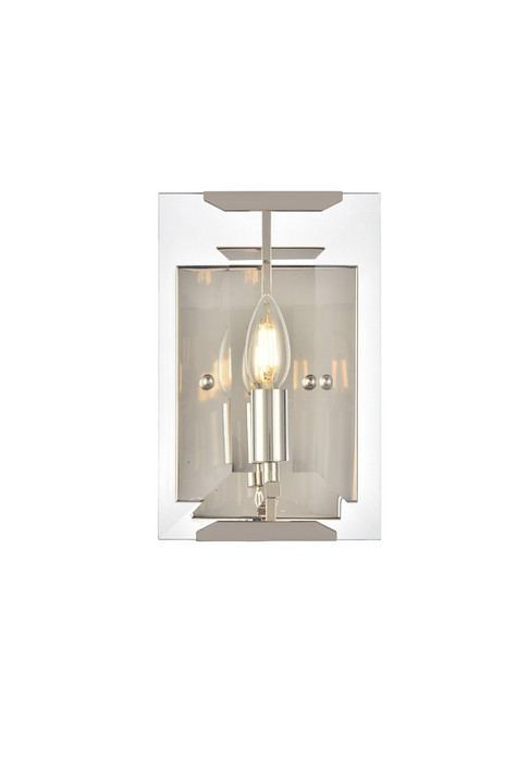 Sconces Single Candle by Elegant Lighting ( 173 | 1212W6PN Monaco ) 