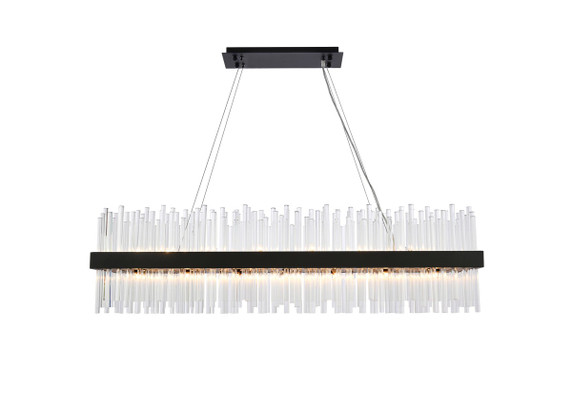 Large Chandeliers Glass Shade by Elegant Lighting ( 173 | 3000G48BK Dallas ) 