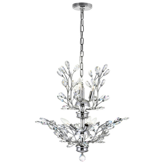 Mid. Chandeliers Glass Down by CWI Lighting ( 401 | 5206P22C Ivy ) 