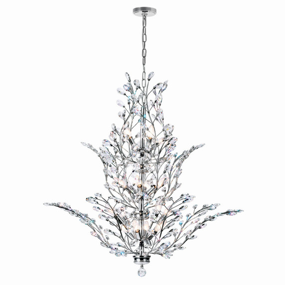 Large Chandeliers Glass Shade by CWI Lighting ( 401 | 5206P40C Ivy ) 