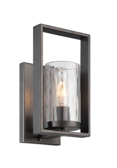 Sconces Single Glass by Designers Fountain ( 43 | 86501-CHA Elements ) 