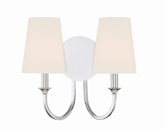 Sconces Double Candle by Crystorama ( 60 | PAY-922-CH Payton ) 
